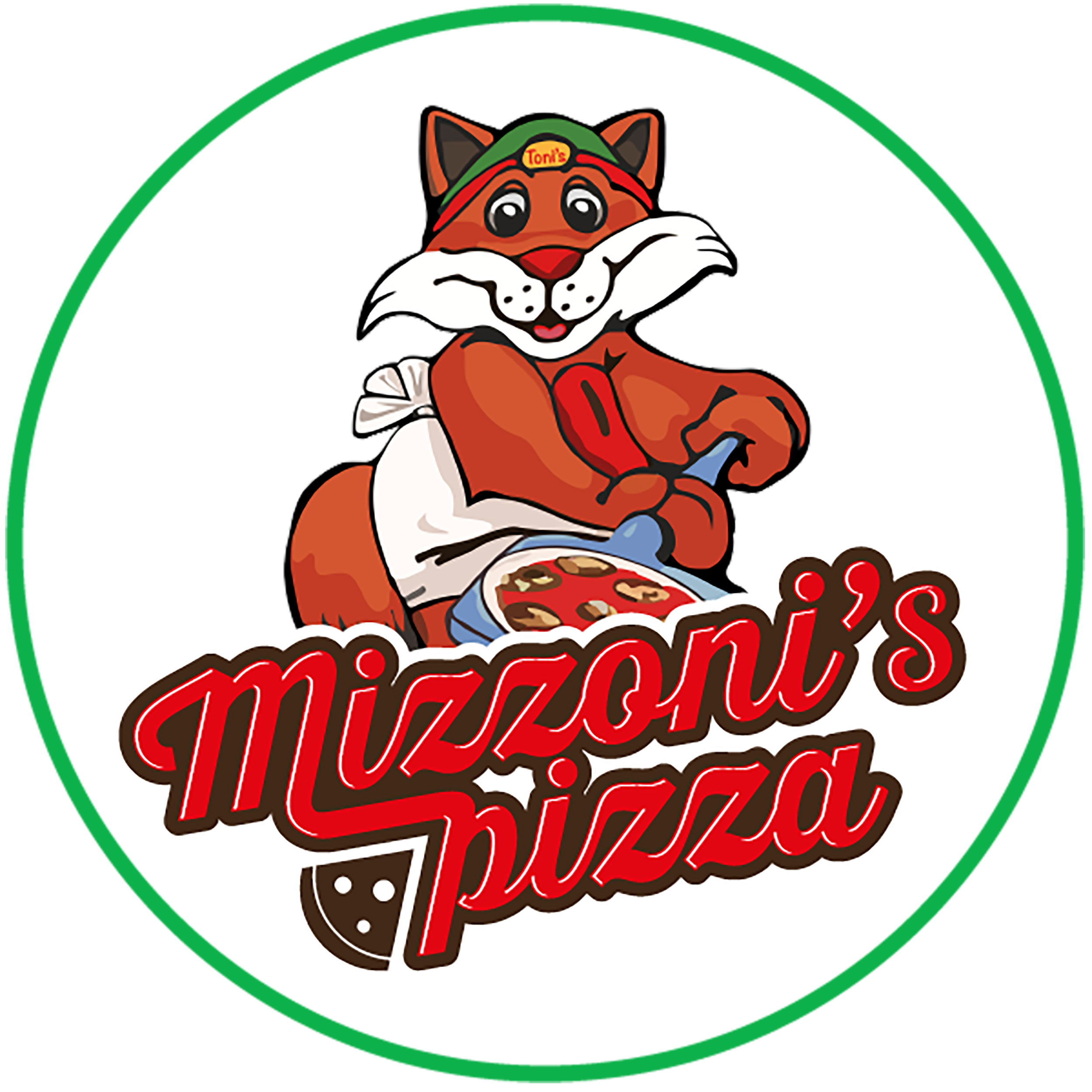 Logo for Mizzoni's Pizza